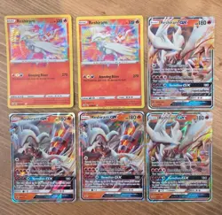 Lot of (6) Pokemon Reshiram Cards (Shining Fates, Dragon Majesty & Promo) - Image 1