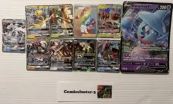 Pokemon Card Lot Sun & Moon Tag Team GXs V Rainbow Rare 10 cards! - Image 1