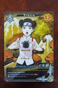 Naruto CCG Lot Tenten N-311 & Ino Yamanaka N-531 Foil Rare Earth Ninja Cards - Image 1