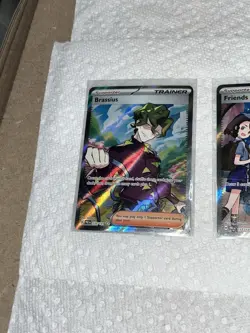 Lot of 3 Pack Fresh Full Art Prismatic Evolutions Trainer Supporter Cards Group - Image 2