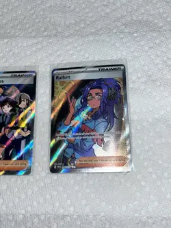 Lot of 3 Pack Fresh Full Art Prismatic Evolutions Trainer Supporter Cards Group - Image 4