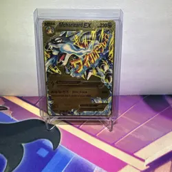 Mega M Charizard EX Gold Foil *Fan Art* Pokemon Card 108/106 230HP Mcharizard - Image 1