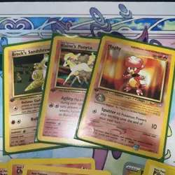 Vintage Pokemon 20+ Card Lot 1st Edition Gym Heroes, Base Set 2, Aquapolis NM - Image 3