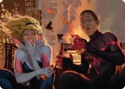 Heroes' Hangout Art Card, Magic the Gathering Spider-Man, 14 - Image 1