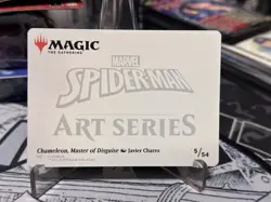 Chameleon, Master of Disguise Art Card, Magic the Gathering Spider-Man, 5 - Image 3