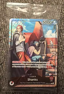 Shanks (2025 PSA Magazine Promo) OP09-001 One Piece Promotion Cards Foil - Image 1