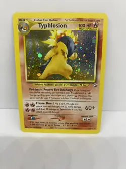 Typhlosion 17/111 Neo Genesis Holo Foil Rare WOTC Pokemon Card TCG NM - Image 1