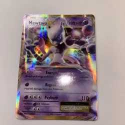 Pokemon TCG Evolutions Mewtwo EX Ultra Rare Holo Card 52/108 - Image 1