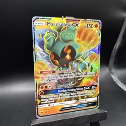 Pokemon TCG Marshadow GX Holo Ultra Rare Card Burning Shadows SM 80/147 - Image 2