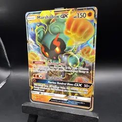 Pokemon TCG Marshadow GX Holo Ultra Rare Card Burning Shadows SM 80/147 - Image 3