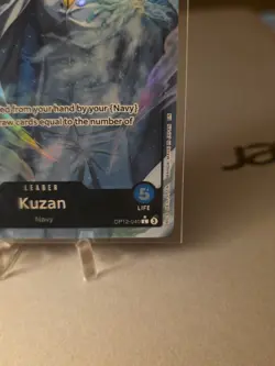 One Piece TCG Kuzan OP12-040 Alternate Art Foil Rare Leader NM Card - Image 4