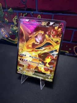 Pokemon TCG Charizard EX XY121 Black Star Promo Full Art Holo Card 2016 - Image 3