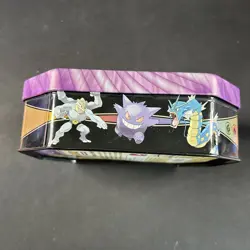 Pokemon Champions Gengar Collector Card Storage Tin Nintendo 2016 NO CARDS EMPTY - Image 2