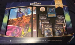 Disney Lorcana Collector Set - Villain-Themed- 6 Booster Packs + Promo Card -NEW - Image 1