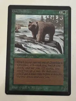 Magic the Gathering MTG Grizzly Bears Beta NM Playset (4) (Beta Bob) - Image 4