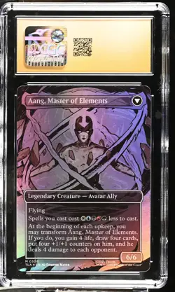 AVATAR AANG The Last Airbender Borderless Foil Mythic CGC Pristine 10 MTG - Image 2