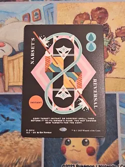 Narset's Reversal Borderless MTG Encyclopedia of Magic Nm/M - Image 1