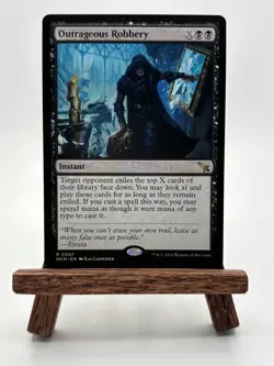 Outrageous Robbery - MKM 0097 MTG Magic The Gathering - Image 1