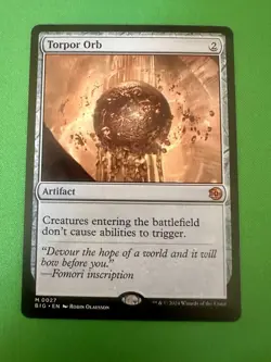 MTG Torpor Orb - Outlaws of Thunder Junction: the Big Score NM - Image 1