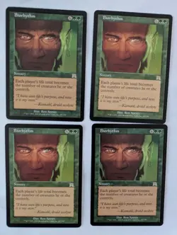 4 Biorhythm Onslaught MTG NM Free shipping with tracking - Image 1
