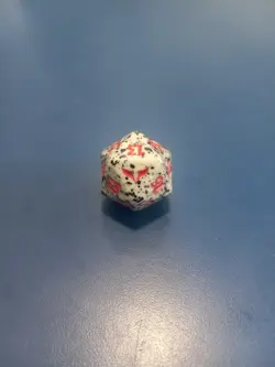 Tarkir Dragonstorm Prerelease Dice D20 Mardu White Red Black Spindown Magic MTG - Image 1
