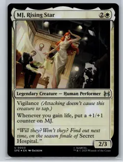 Magic: The Gathering - Spider-Man - MJ, Rising Star - Foil - Uncommon - Image 1