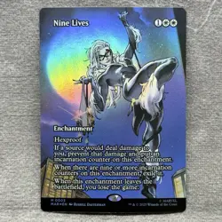 MTG Nine Lives (Borderless) - Marvel Universe Eternal-Legal (MAR) #3 Foil NM - Image 1