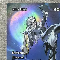 MTG Nine Lives (Borderless) - Marvel Universe Eternal-Legal (MAR) #3 Foil NM - Image 2