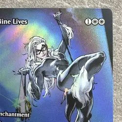 MTG Nine Lives (Borderless) - Marvel Universe Eternal-Legal (MAR) #3 Foil NM - Image 3