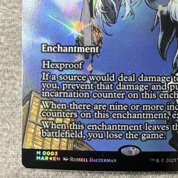 MTG Nine Lives (Borderless) - Marvel Universe Eternal-Legal (MAR) #3 Foil NM - Image 4