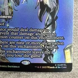 MTG Nine Lives (Borderless) - Marvel Universe Eternal-Legal (MAR) #3 Foil NM - Image 5