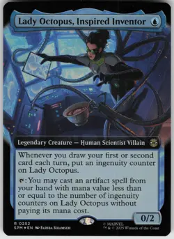 MTG Lady Octopus, Inspired Inventor (Extended Art) Foil NM Marvel's Spider-Man M - Image 1