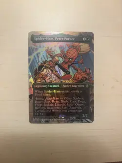 Spider-Ham, Peter Porker (Borderless) Foil NM. Marvel's Spider-Man - Image 1