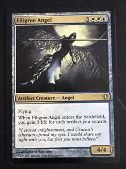 1x Filigree Angel (189) Commander 2013 LP MTG Magic the Gathering x1 MKE - Image 1