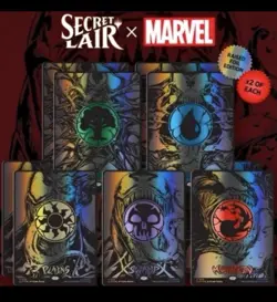 Secret Lair Venom Lands Raised Foil Set - Magic The Gathering Ship Same Day - Image 5