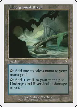 MTG Underground River - 350 / English / Lightly Played - Image 1