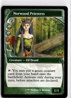 MTG MB2 Norwood Priestess (Future Sight) R 211 NM Scan Pack Fresh - Image 1