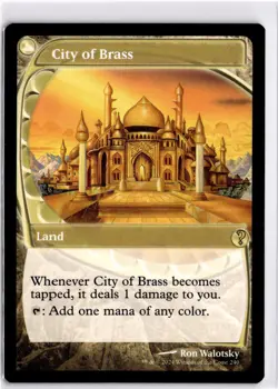 MTG MB2 City of Brass (Future Sight) R 240 NM Scan Pack Fresh - Image 1