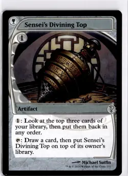 MTG MB2 Sensei's Divining Top (Future Sight) U 231 NM Scan Pack Fresh - Image 1