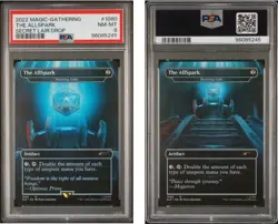 MTG PSA 8 Secret Lair Transformers The AllSpark Non-Foil Doubling Cube #1080 - Image 1