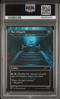 MTG PSA 8 Secret Lair Transformers The AllSpark Non-Foil Doubling Cube #1080 - Image 3