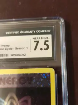 CGC 7.5 Rainbow Energy Pokemon League Promo Reverse Holo 2002 Pokemon TCG - Image 3