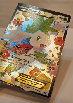Shaymin EX RC21/RC25 Full Art Ultra Rare Legendary Treasures Pokemon 665 - Image 3