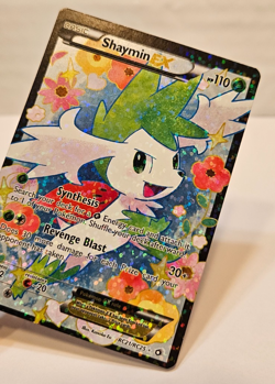 Shaymin EX RC21/RC25 Full Art Ultra Rare Legendary Treasures Pokemon 665 - Image 4