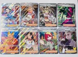 Pokemon Tcg Ultra Rare Full Art Trainer Lot of 8 - Image 1