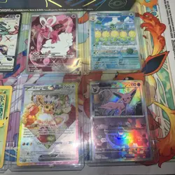 Pokemon Illustration Rare And Ultra Rare Lot Of 10 Destined, Prismatic, JT, Mega - Image 4