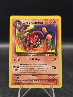 Pokemon TCG Dark Charmeleon 32/82 Team Rocket Unlimited Uncommon NM - Image 1