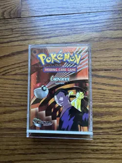 Factory Sealed Pokemon TCG Gym Challenge Giovanni Theme Deck WOTC W/ Acrylic - Image 1