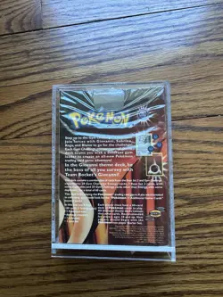 Factory Sealed Pokemon TCG Gym Challenge Giovanni Theme Deck WOTC W/ Acrylic - Image 2