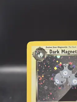 Pokemon TCG Dark Magneton 11/82 Team Rocket Unlimited Holo Rare LP+ - Image 2